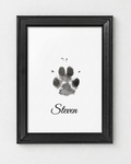 Patita de perro - Nombre personalizado 13x18