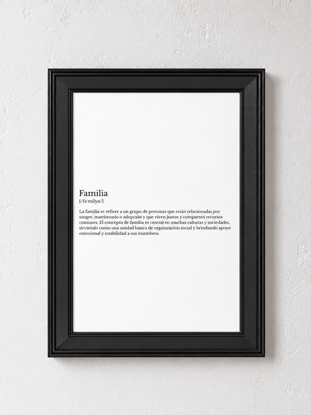 Frase Significado "familia"