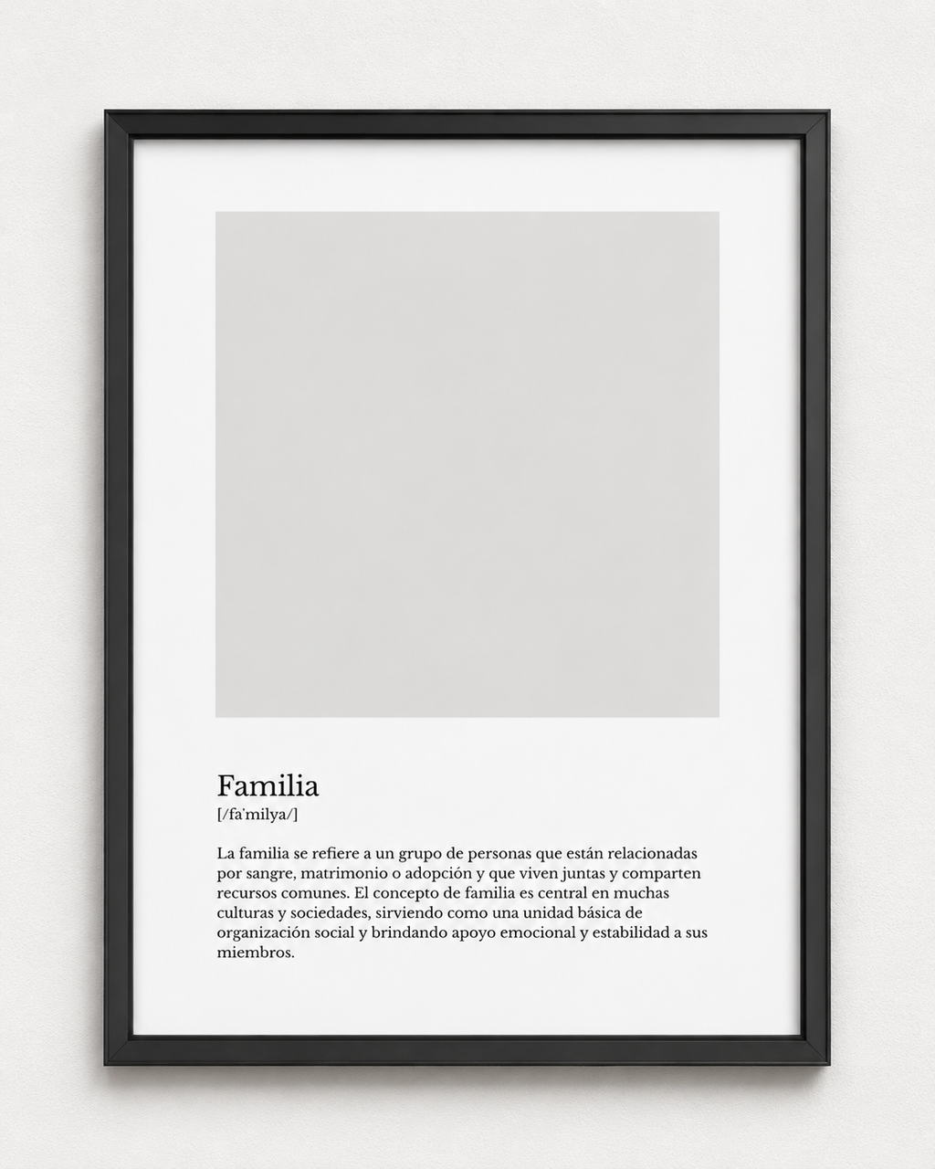 Frase Significado "familia"