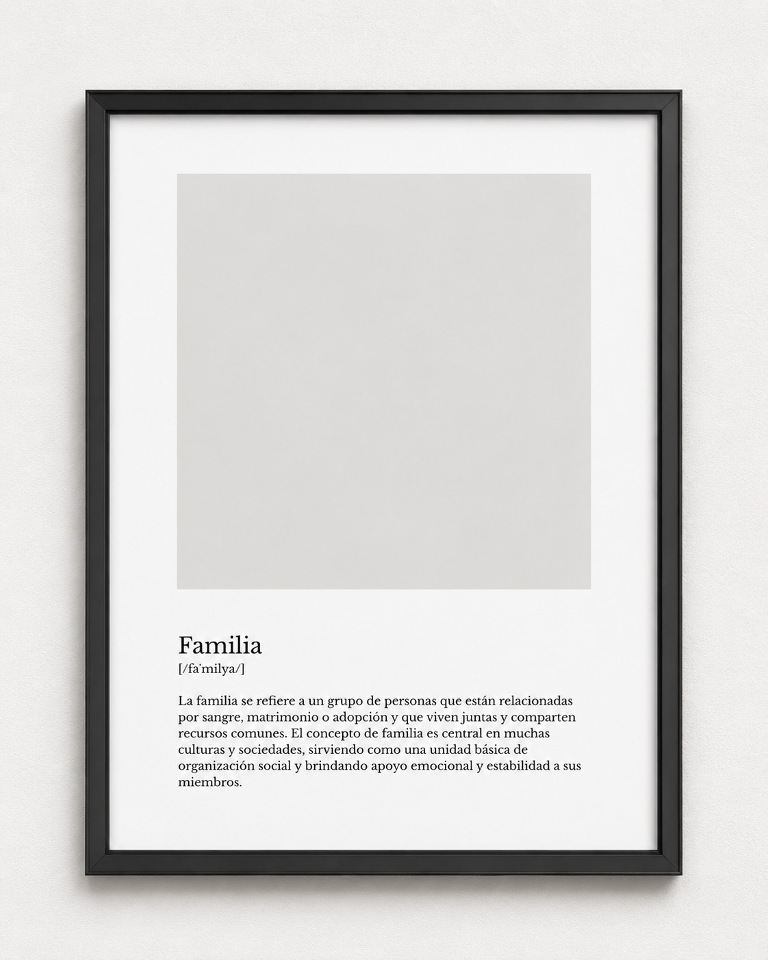 Frase Significado "familia"