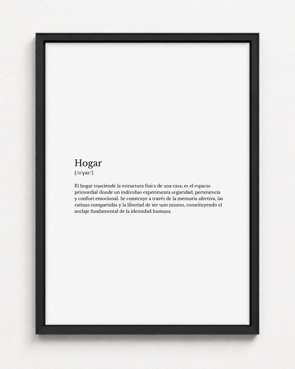 Frase Significado "Hogar"