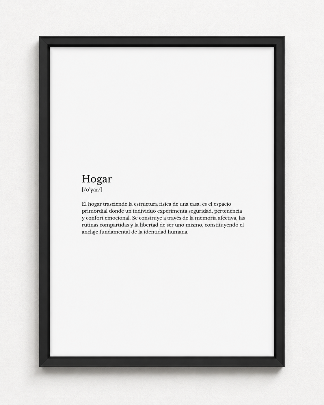 Frase Significado "Hogar"