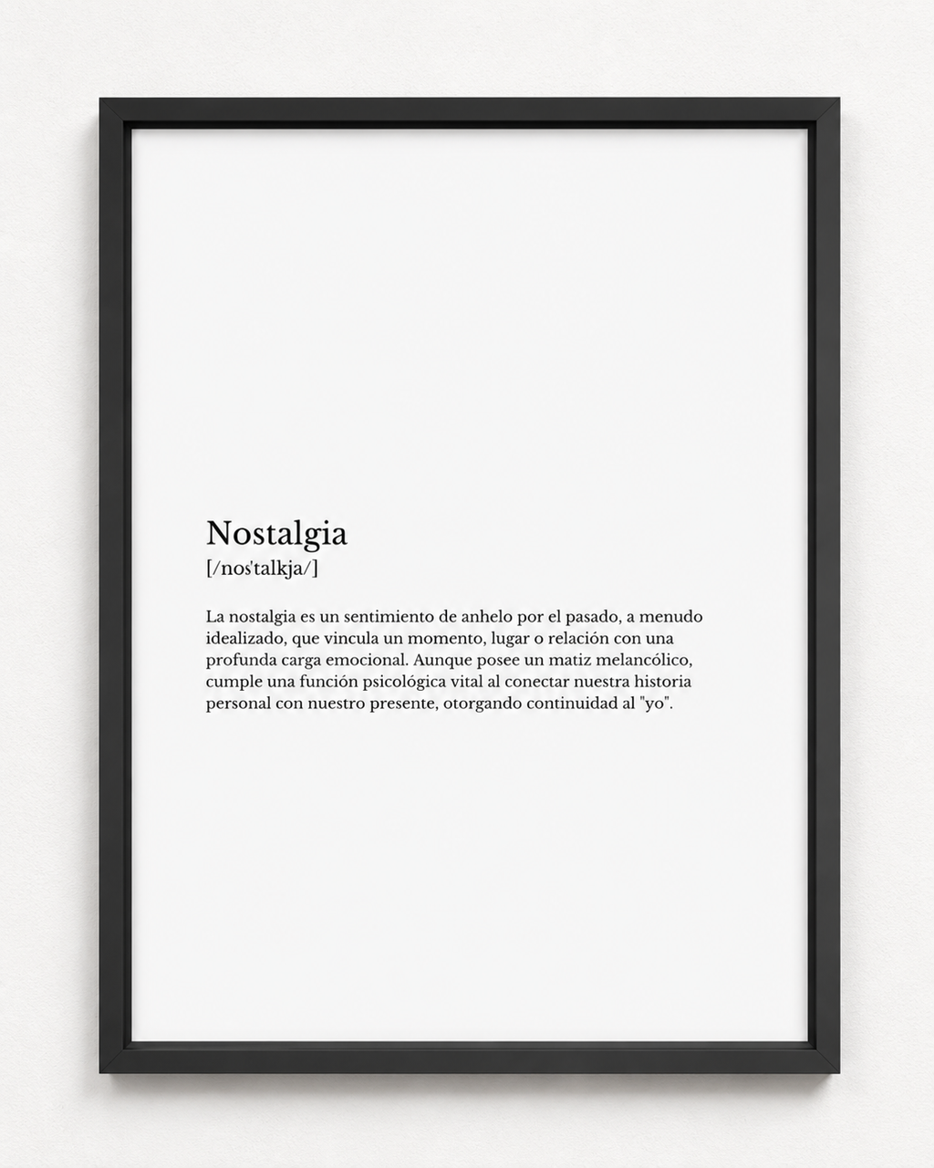 Frase Significado "Nostalgia"