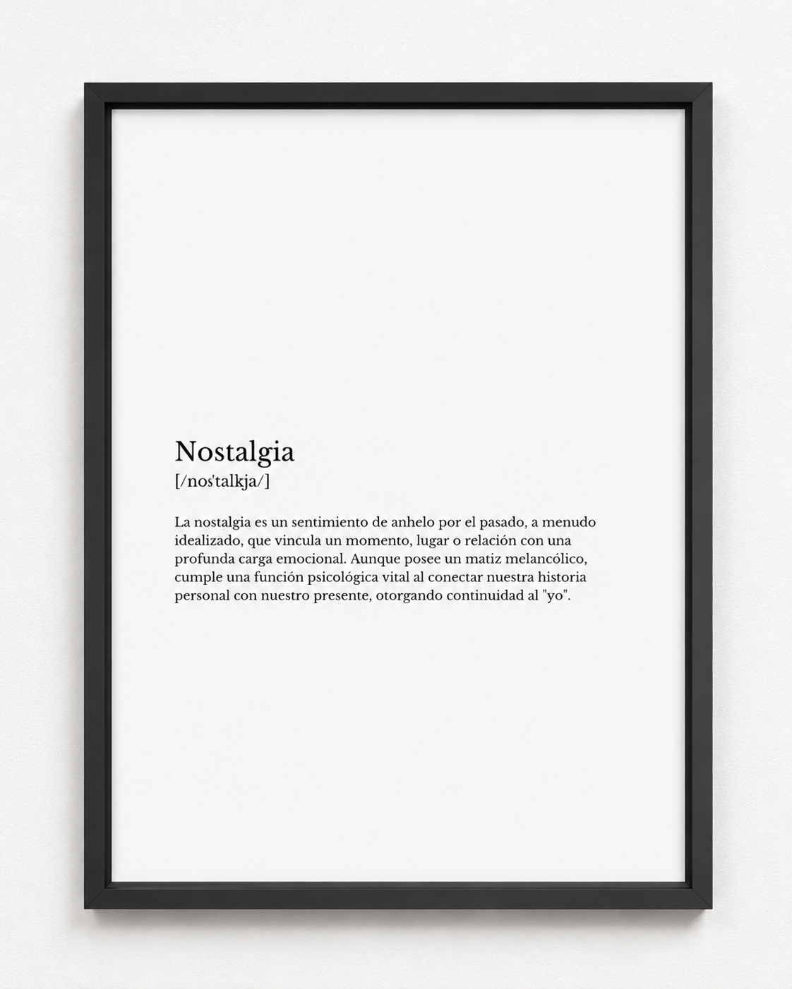 Frase Significado "Nostalgia"