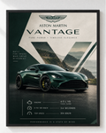 Cuadro Auto Deportivo Aston Martin Vantage