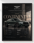 Cuadro Auto Deportivo Bentley Continental GT
