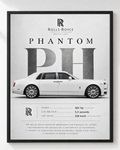 Cuadro Auto Deportivo Rolls Royce Phantom