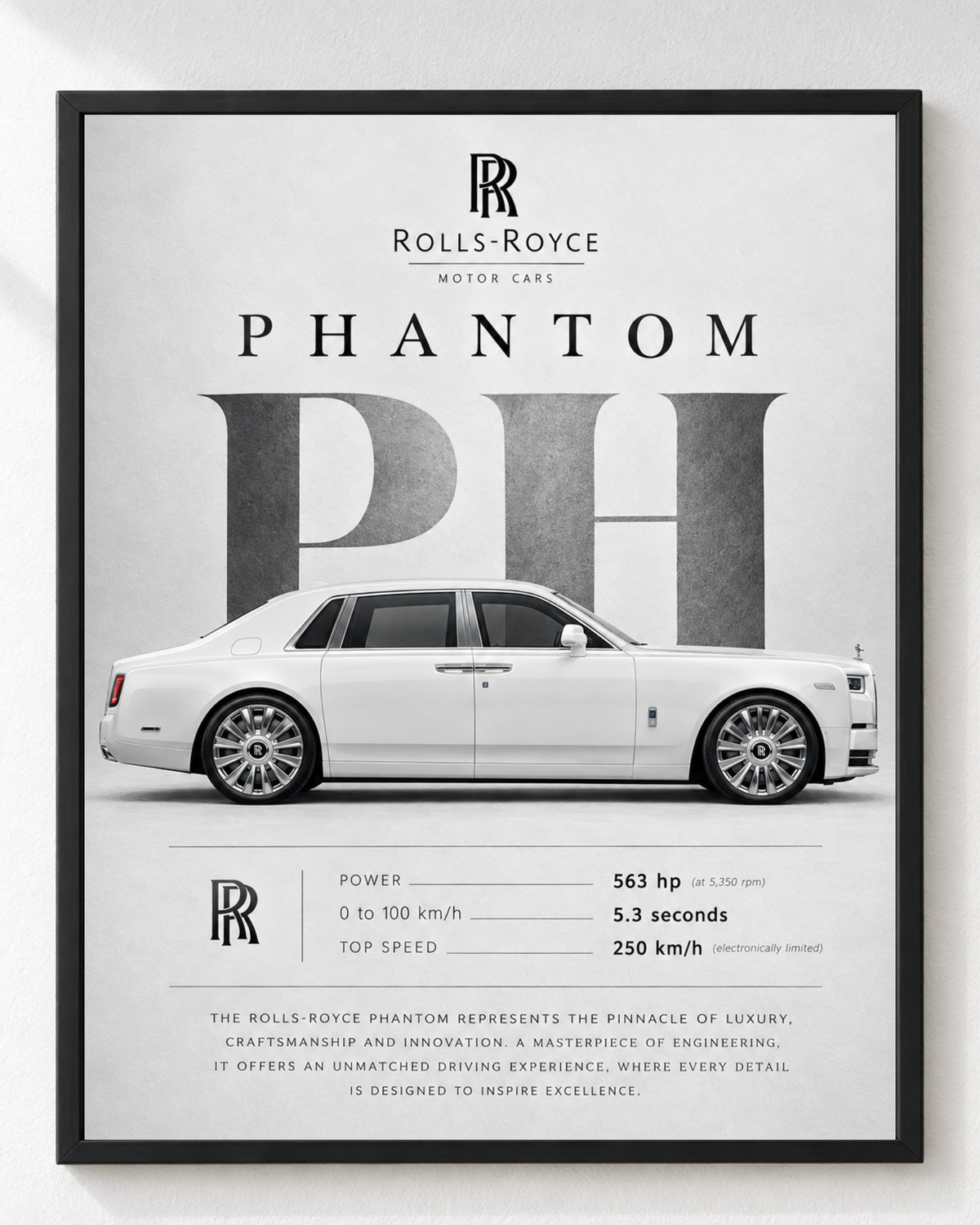 Cuadro Auto Deportivo Rolls Royce Phantom